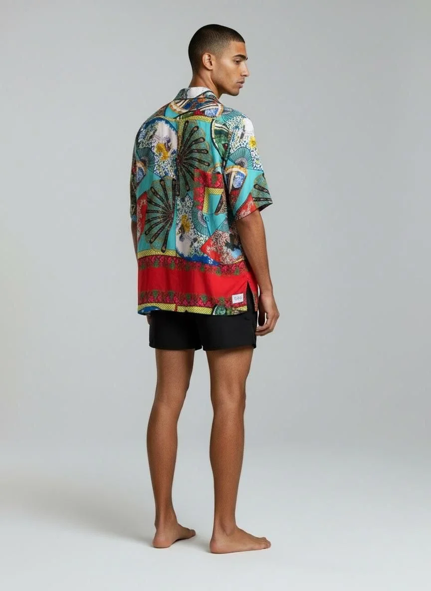Nomad Patch Silk Shirt - Image 2