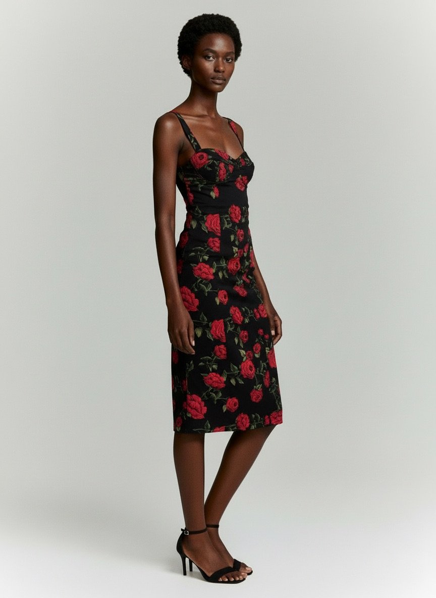 Midnight Rose Dress - Image 2