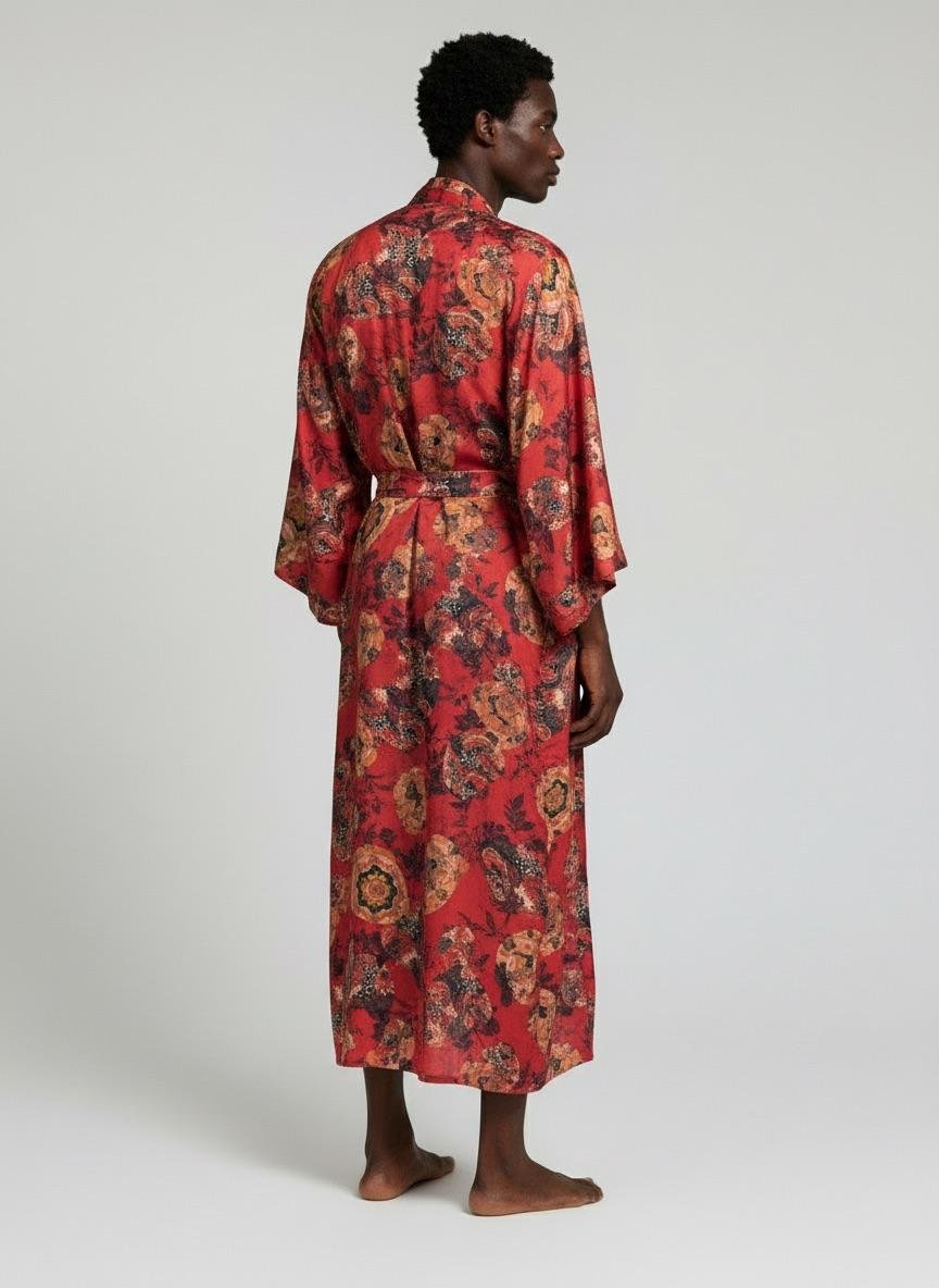 Imperial Satin Kimono - Image 3