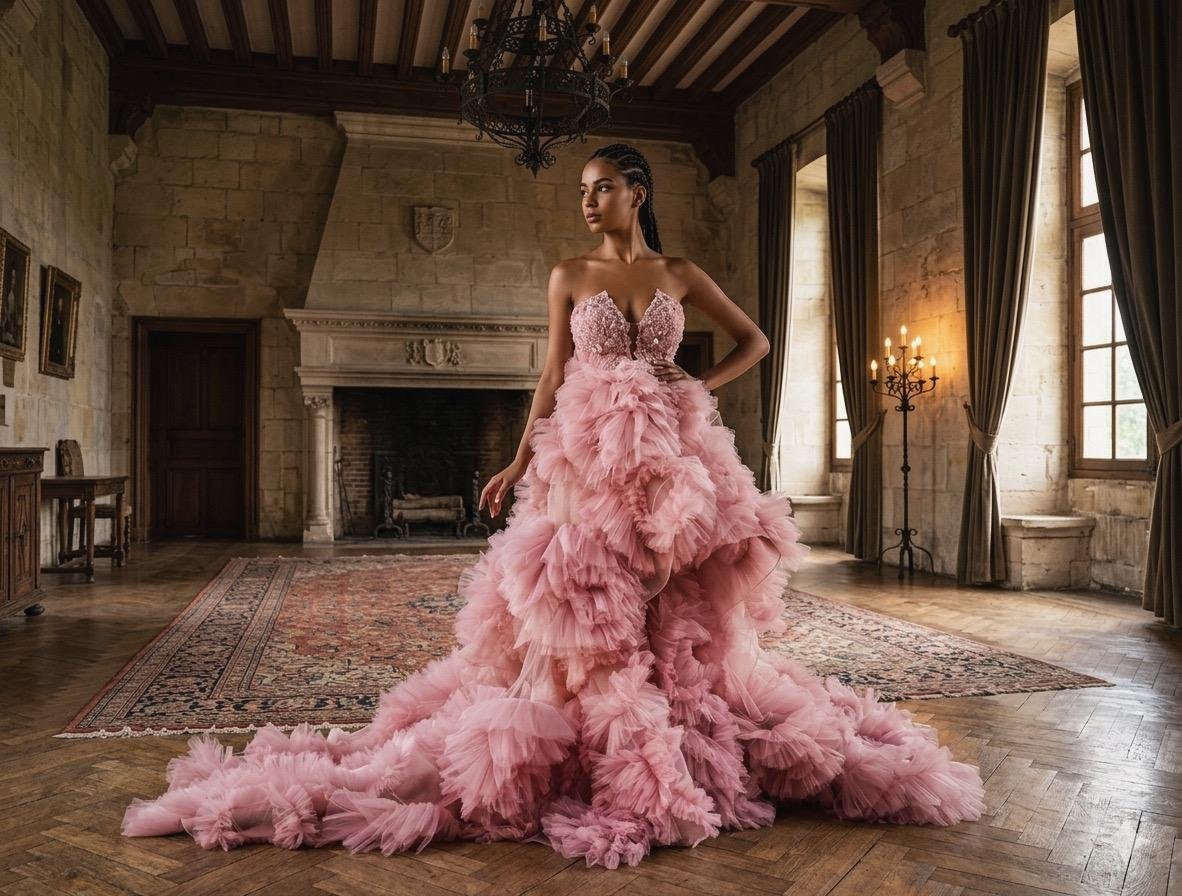 Rosé Dream Voluminous Gown